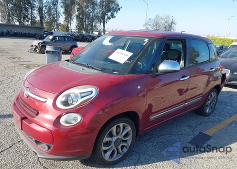 2014 Fiat 500L Lounge z USA, uszkodzony, nr VIN ZFBCFACH5EZ018468